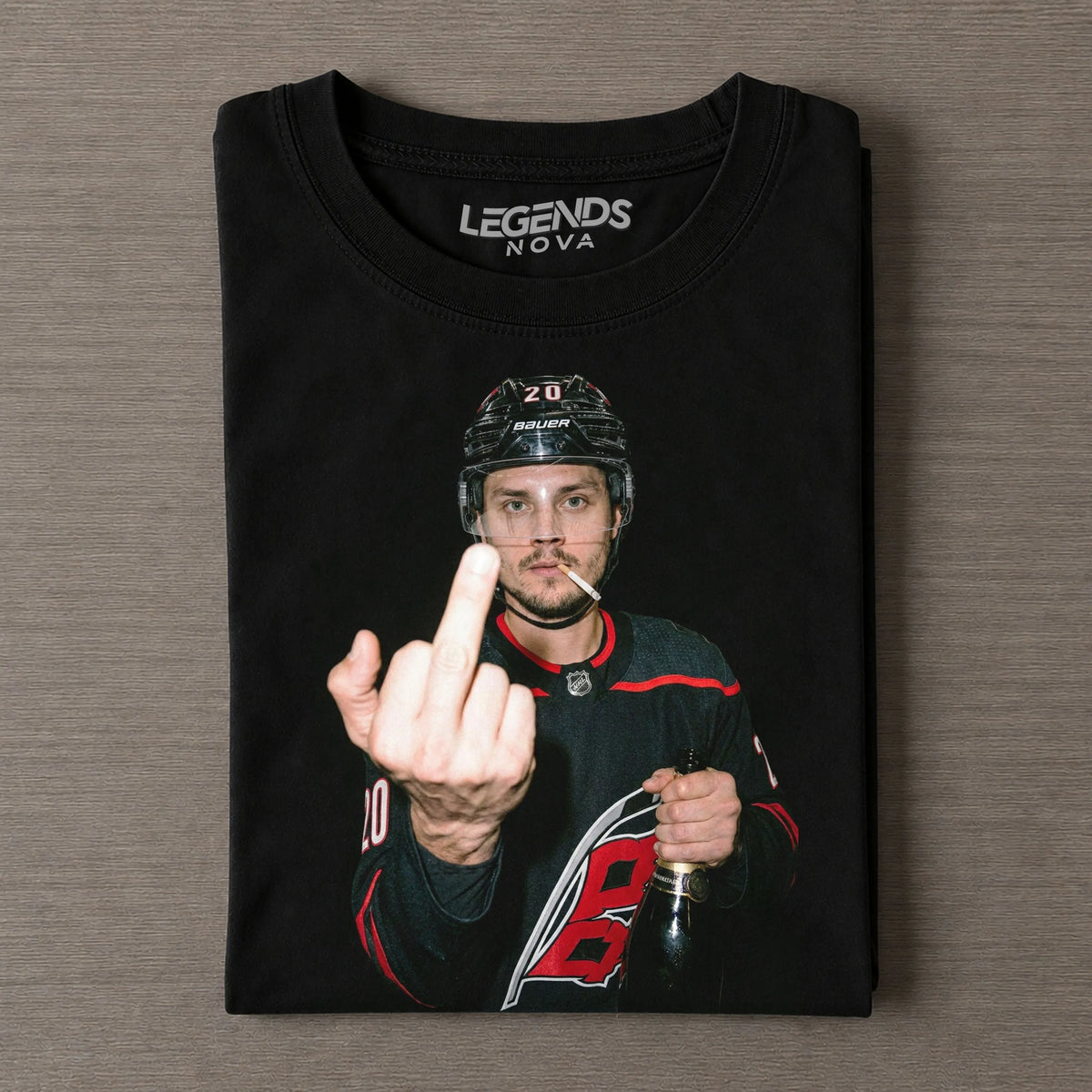 Sebastian Aho Canes Vintage Hockey T-shirt