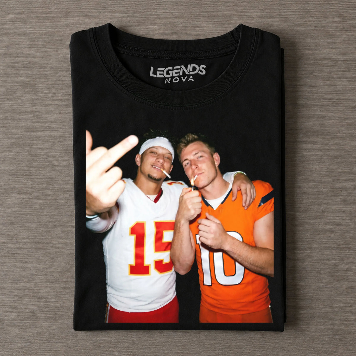 PM15 Chiefs & BN10 Broncos Football Tee