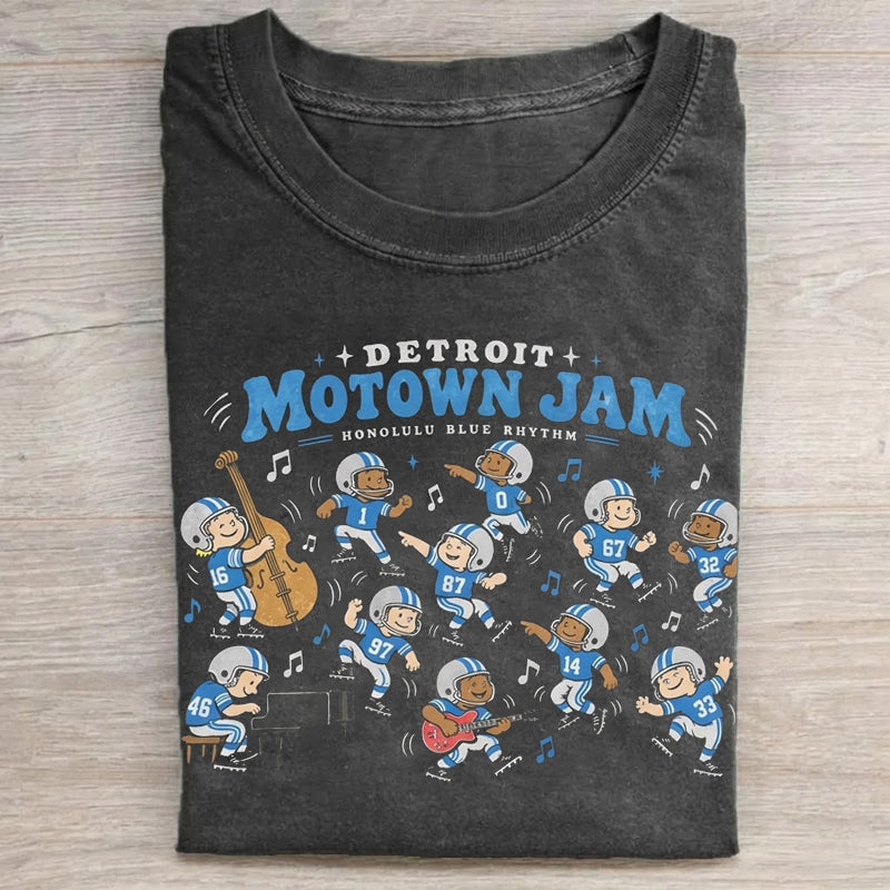 Detroit Hit All The Emotes Funny Detroit Football T-shirt