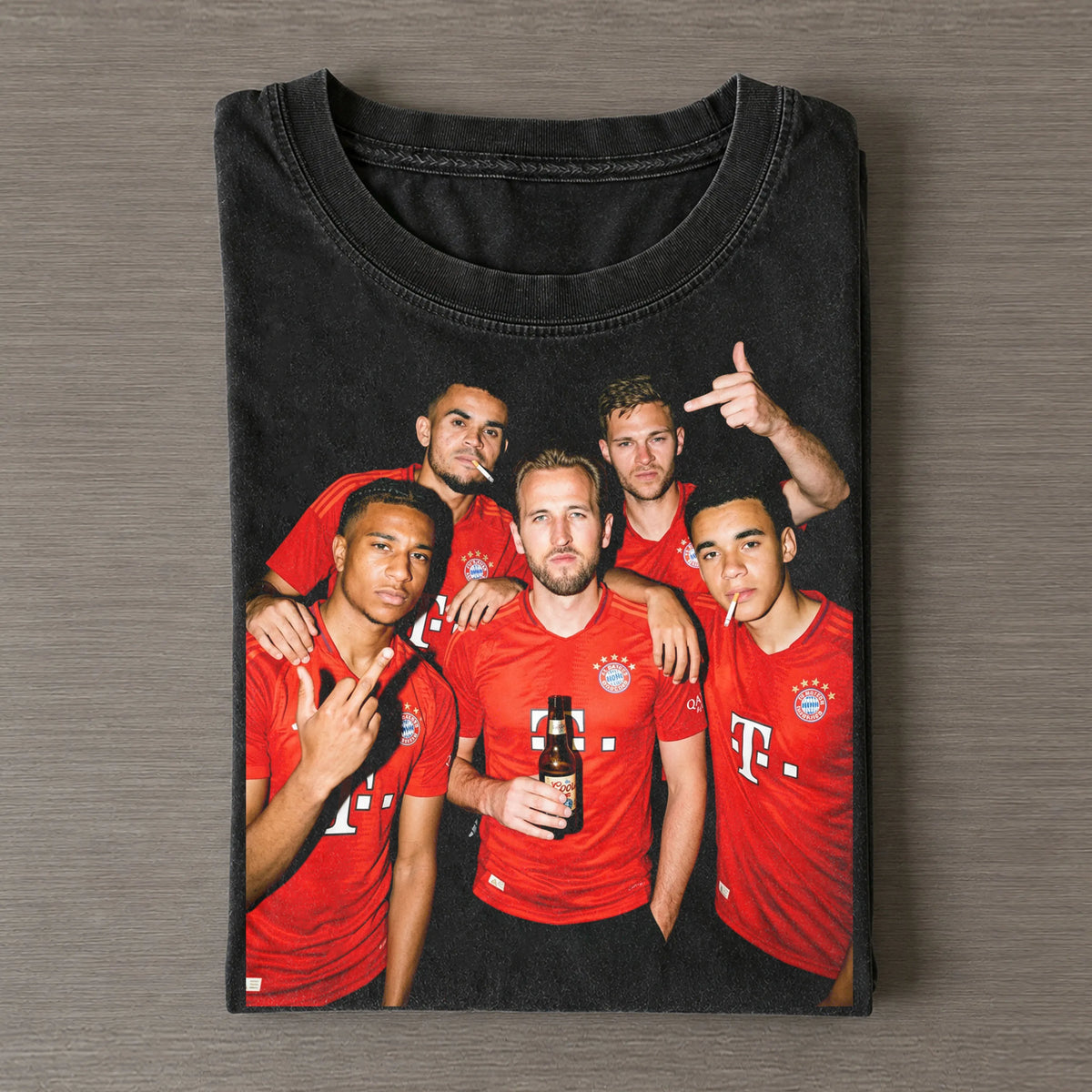 MO & HK & JM &LD & JK Bayern Soccer T-shirt