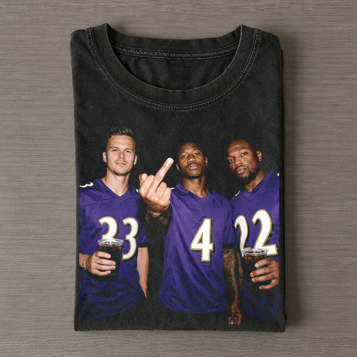 TL33 & ZF4 & DH22 Ravens Football T-shirt