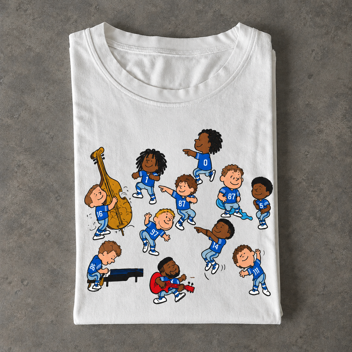 Funny Detroit emotes Football T-shirt