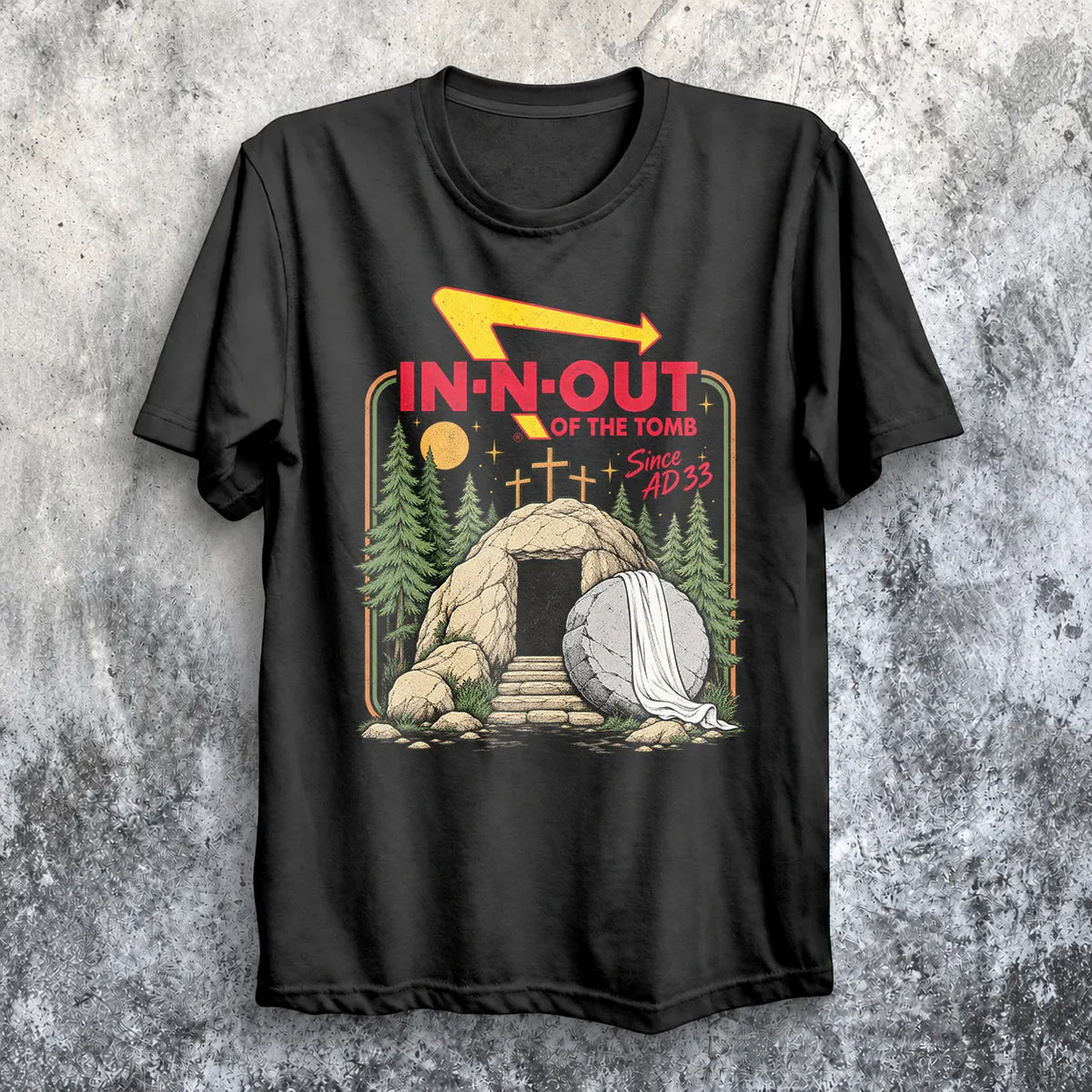 In N Out Of The Tomb Christian T-shirt