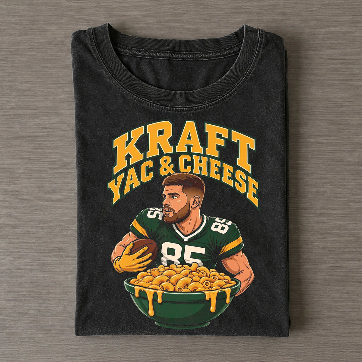 TK85 and Cheese Packers Football Tee