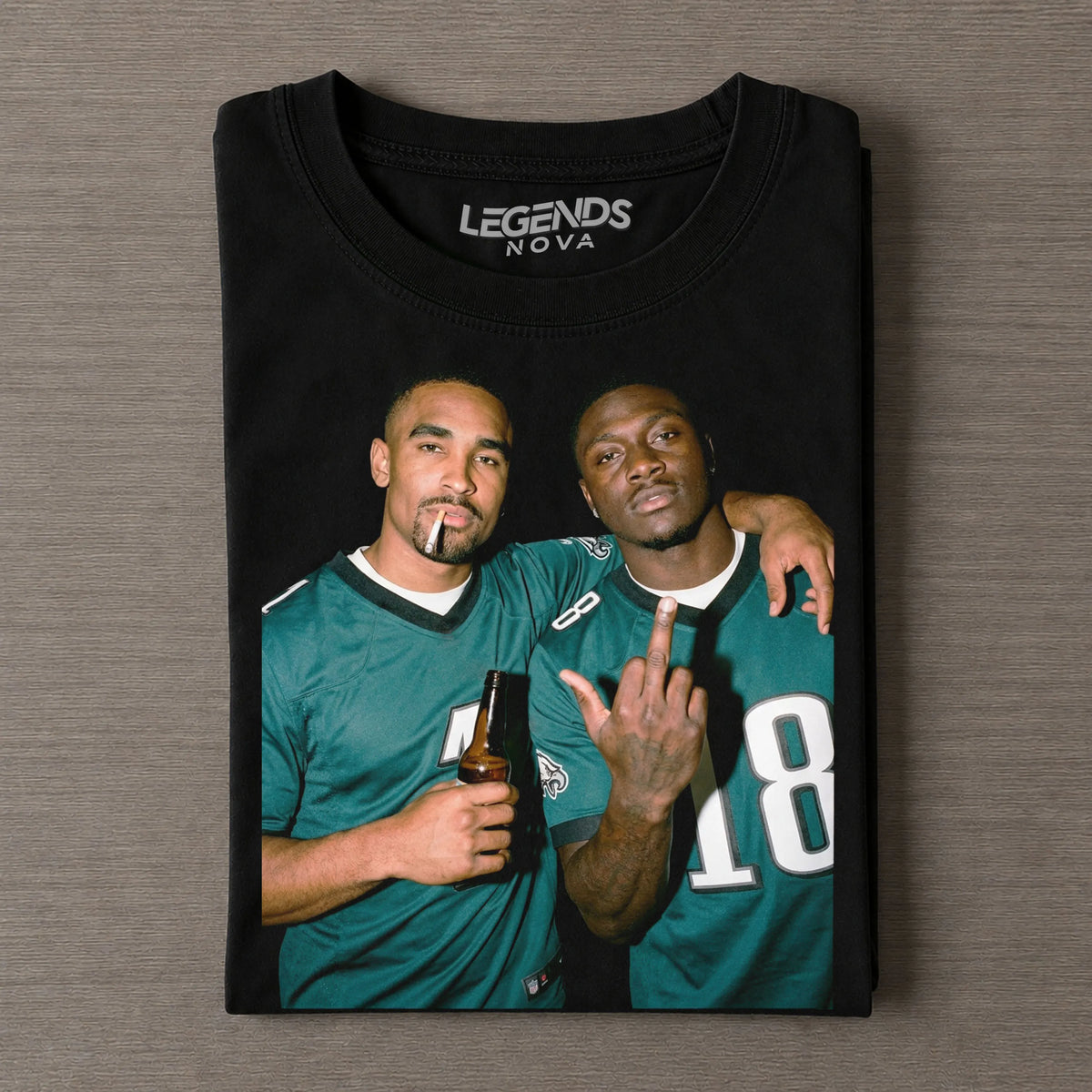 JH1 & A.J. Brown18 Football T-shirt