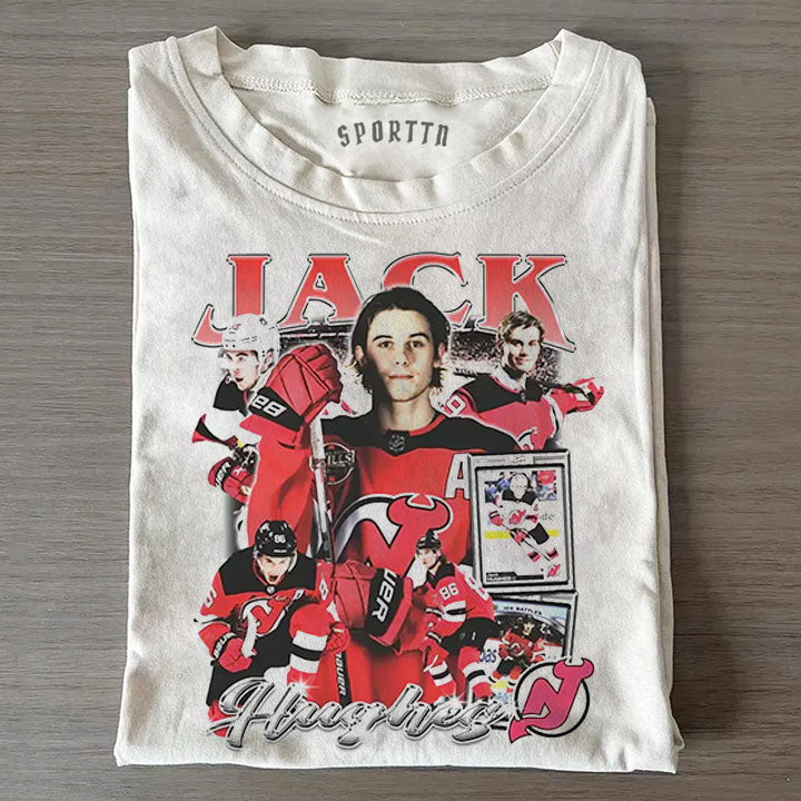 Jack Hughes Hockey Hero Tee