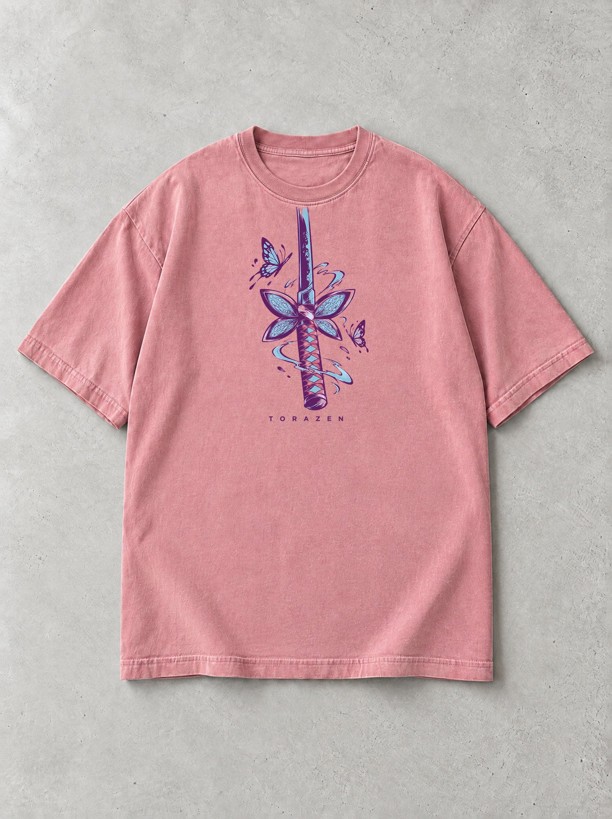D-SLYR ? Butterfly Pillar Vintage Tee