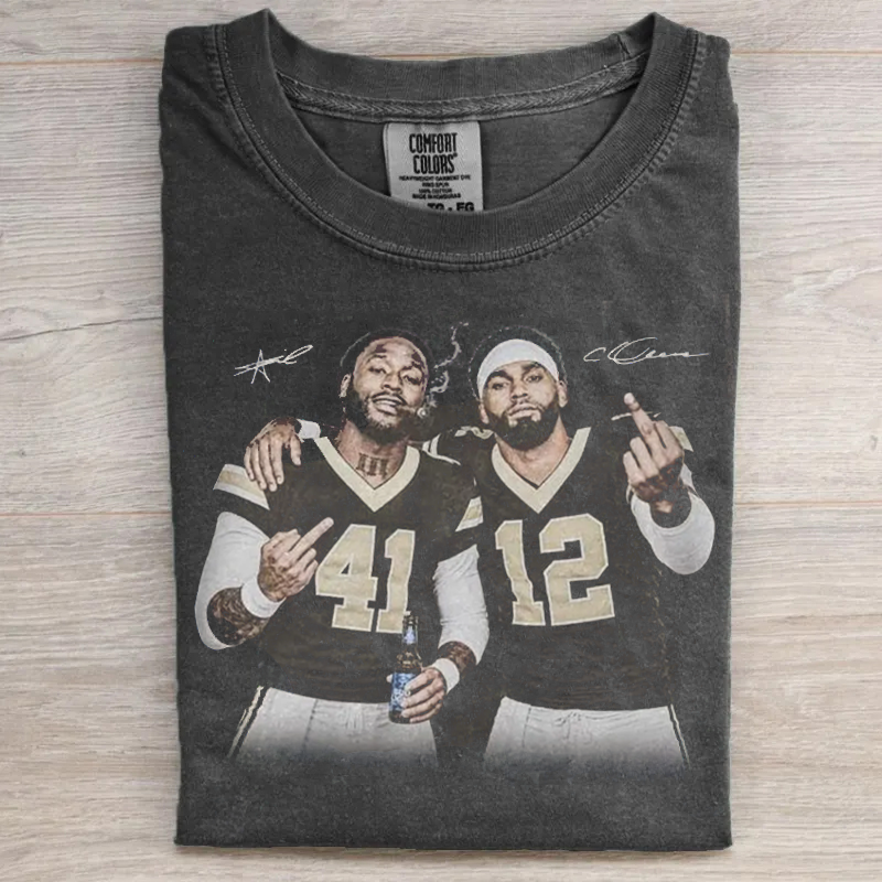 Vintage New Orleans Football Graphic T-shirt