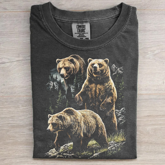 Mountain Wildlife Graphic T-shirt