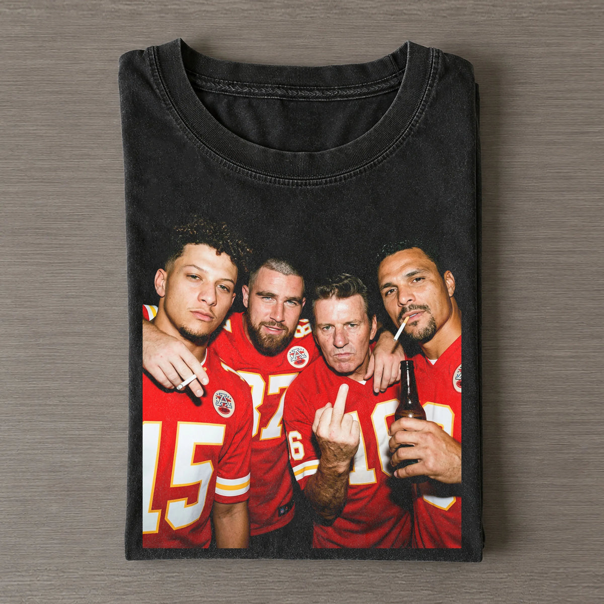 PM15 + TK87 + LD16 + TG88 Chiefs Football T-shirt