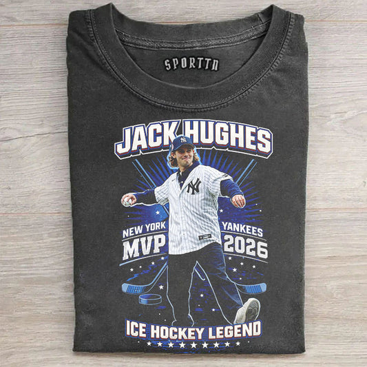 Jack Hughes Hockey Legend graphic Tee