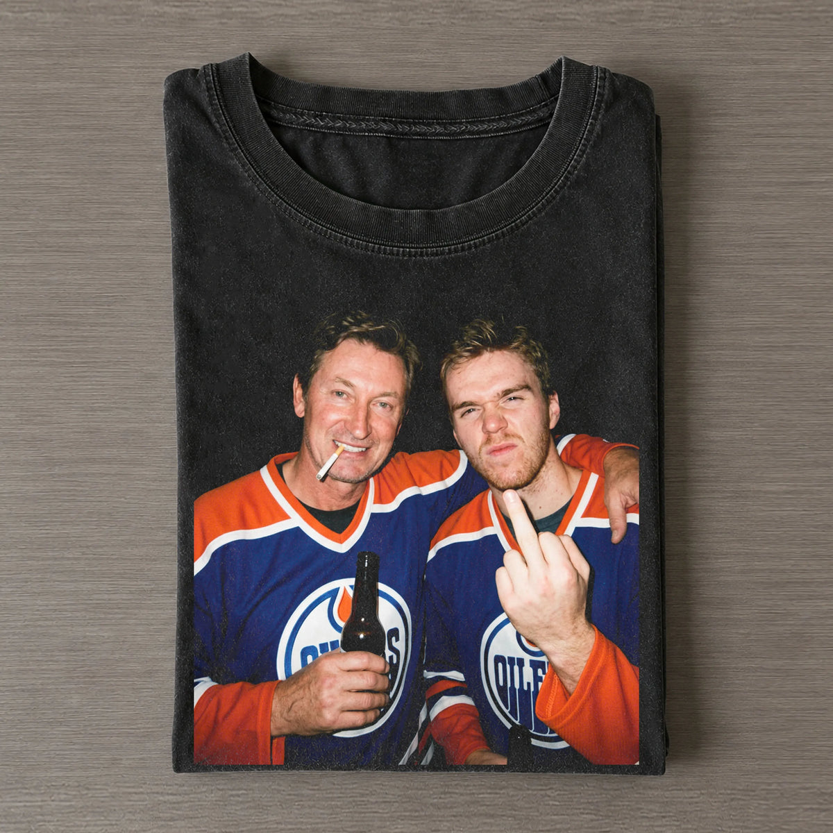 WG99 & CM97 Oilers Hockey T-shirt