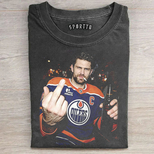 David Pastrňák Vintage Hockey T-shirt