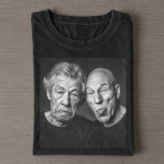 patrick stewart & Ian McKellen Legend V2 Tee