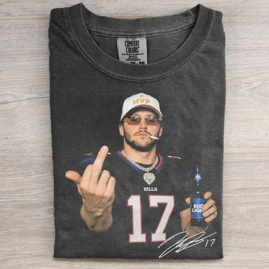 Vintage Buffalo Football Graphic T-shirt
