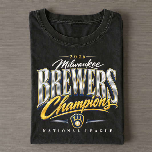 Vintage Milwaukee Brewers Baseball V2 Tee
