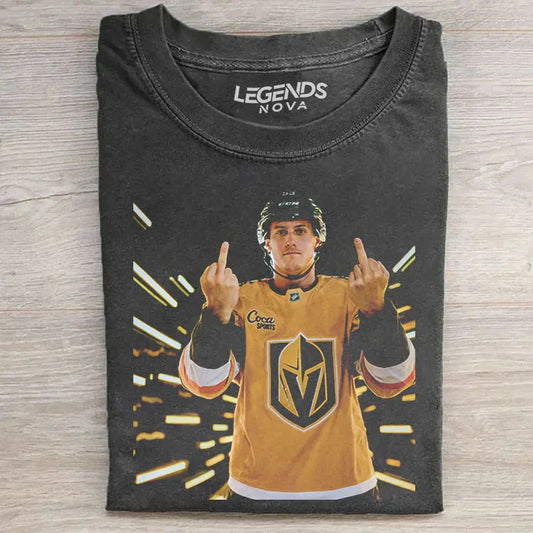 Mitch Marner #93 Hockey Vegas Golden Knights Vintage T-shirt