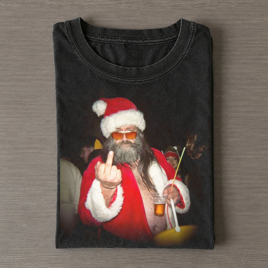 Vintage Rude Santa Graphic Tee