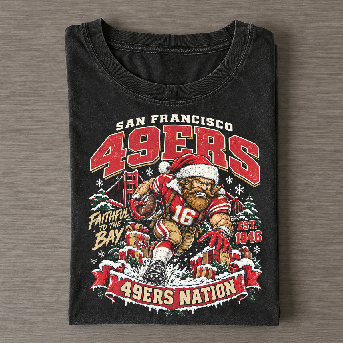 San Francisco 49ers Christmas Tee