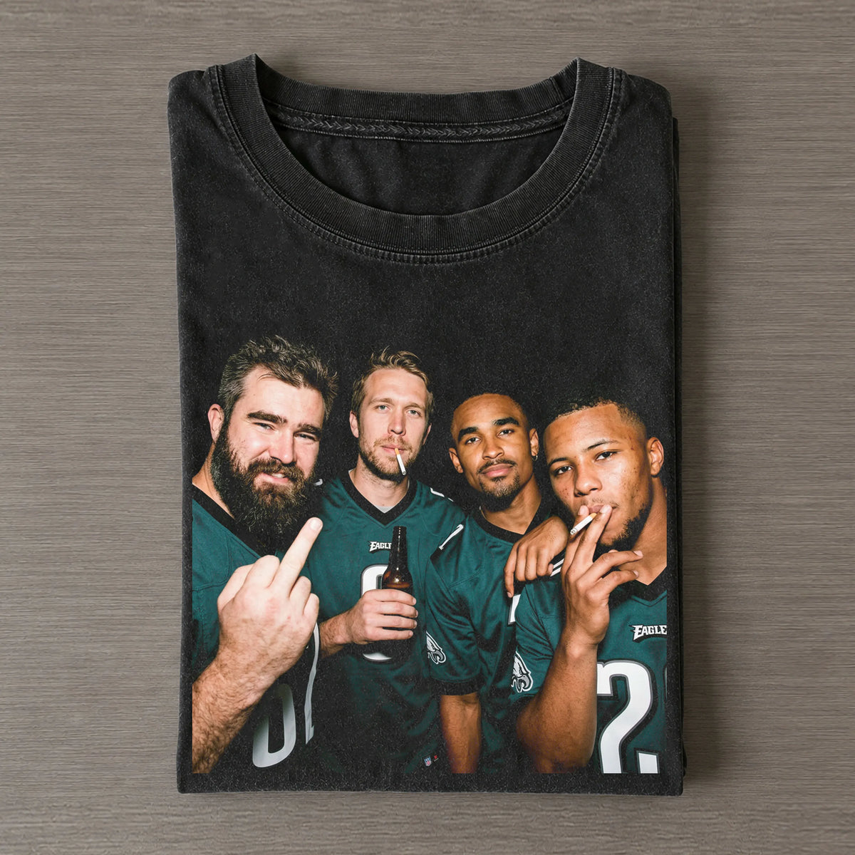 JK62 & NF9 & JH1 & SB26 Eagles Football T-shirt