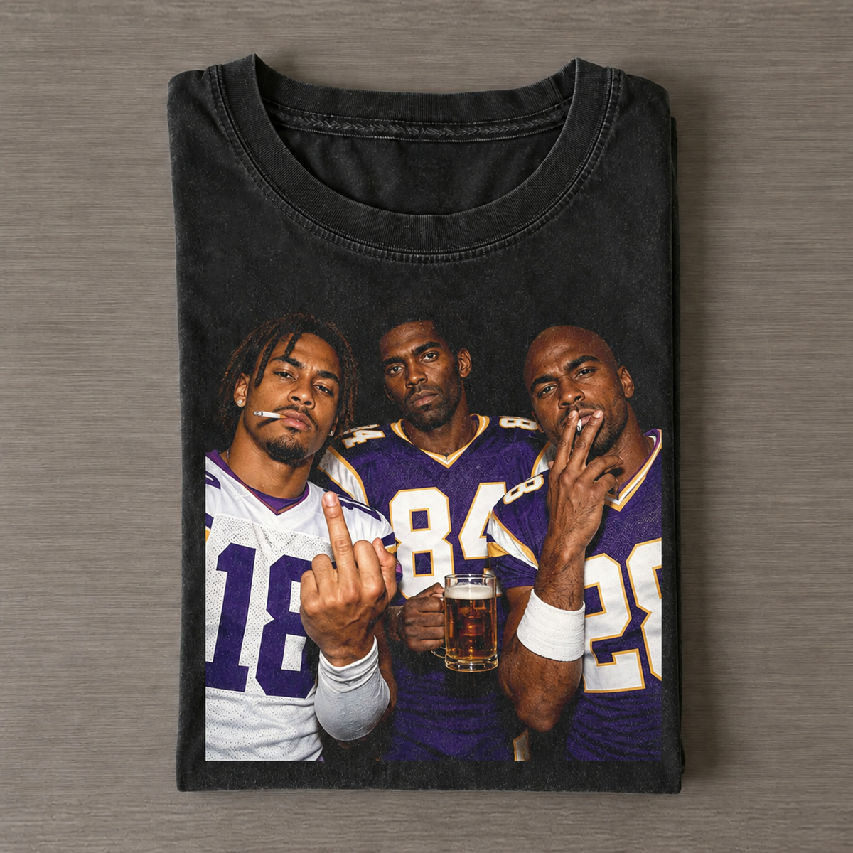 JJ & RM & AP Vikings Football Tee