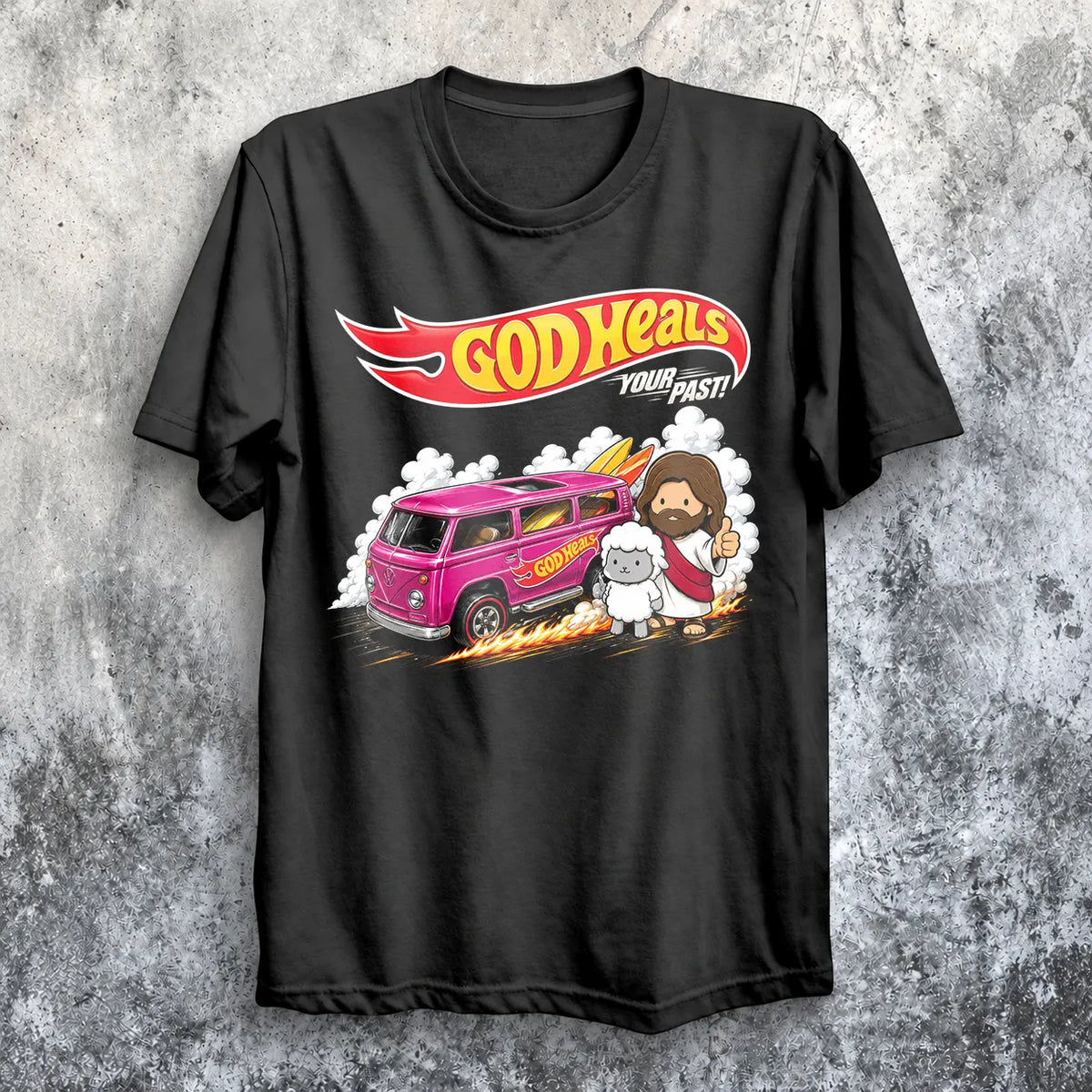 God Heals Your Past Christian V2 T-shirt