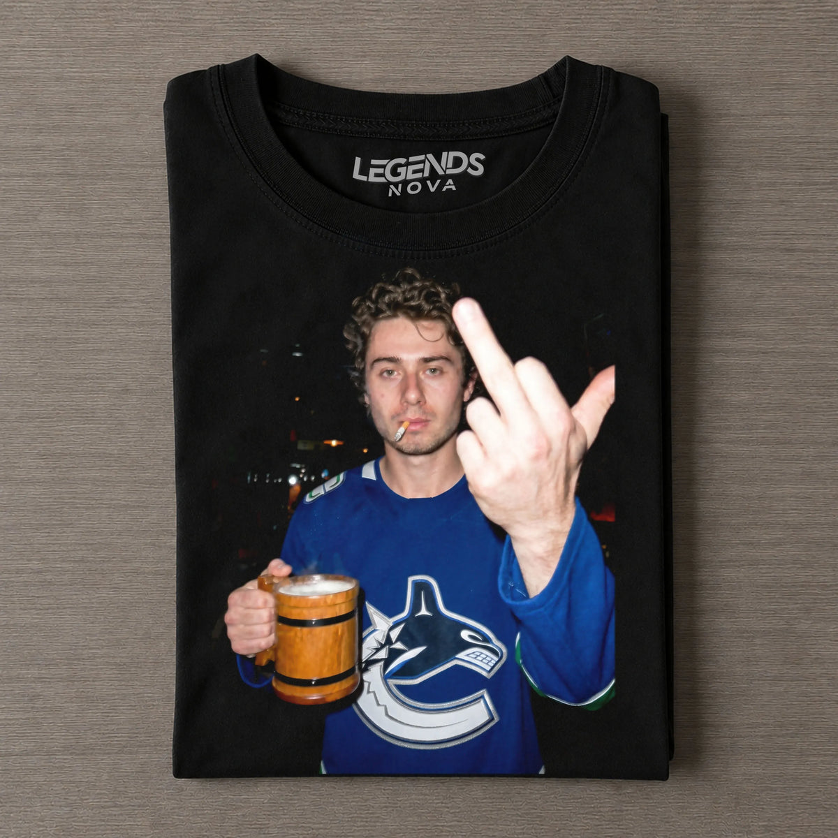 QH43 Canucks Hockey T-shirt