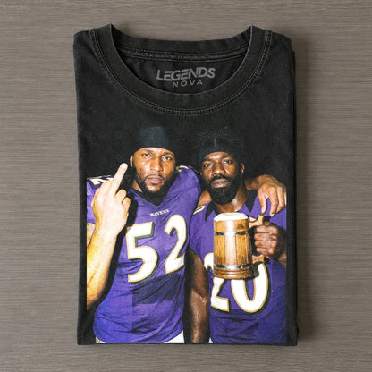 RL52 & ER20 Ravens Football Tee/LS/Hoodie