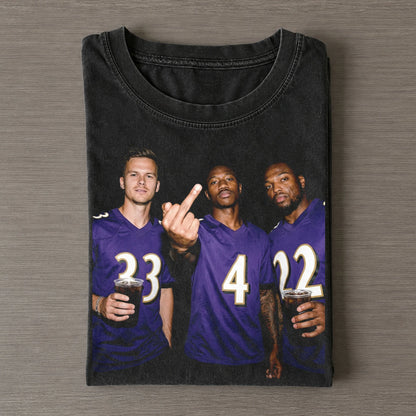 TL33 & ZF4 & DH22 Ravens Football T-shirt