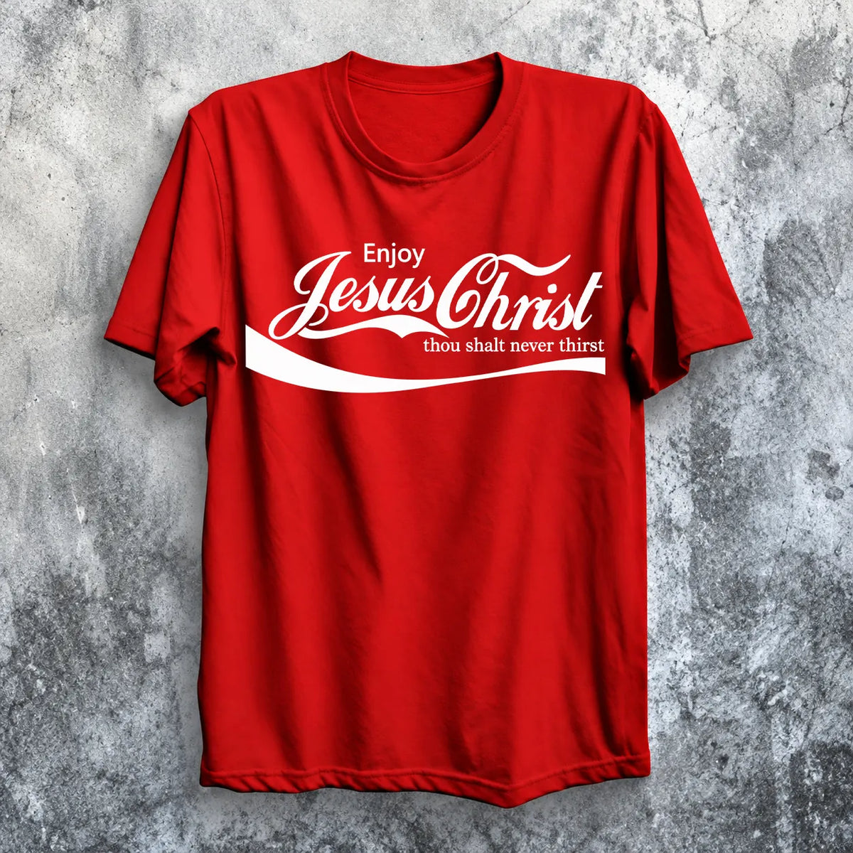 Coca Cola Logo Parody Jesus Christ T-shirt