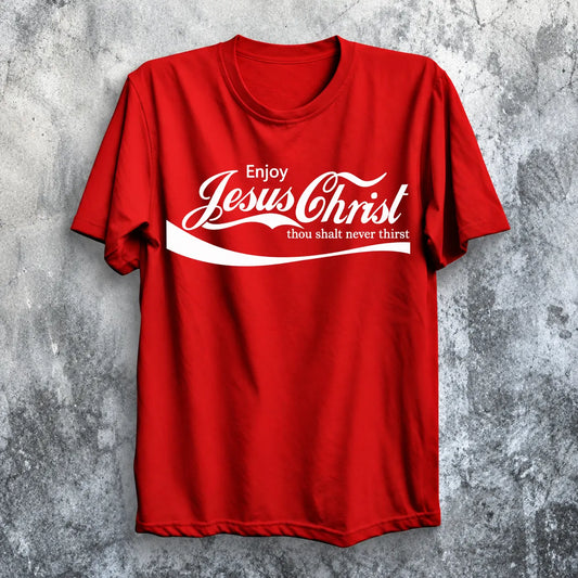 Coca Cola Logo Parody Jesus Christ T-shirt