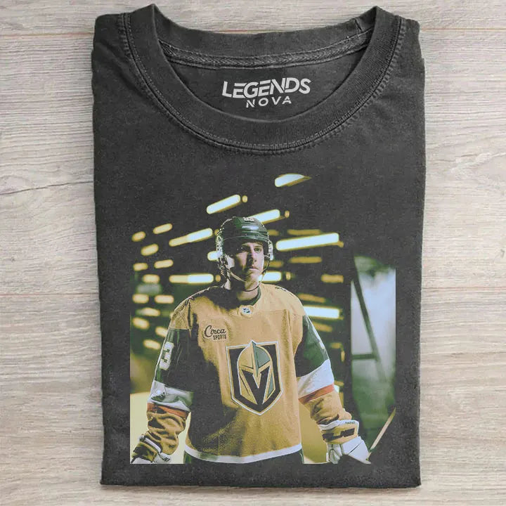 Mitch Marner #93 Hockey Vegas Golden Knights Vintage T-shirt