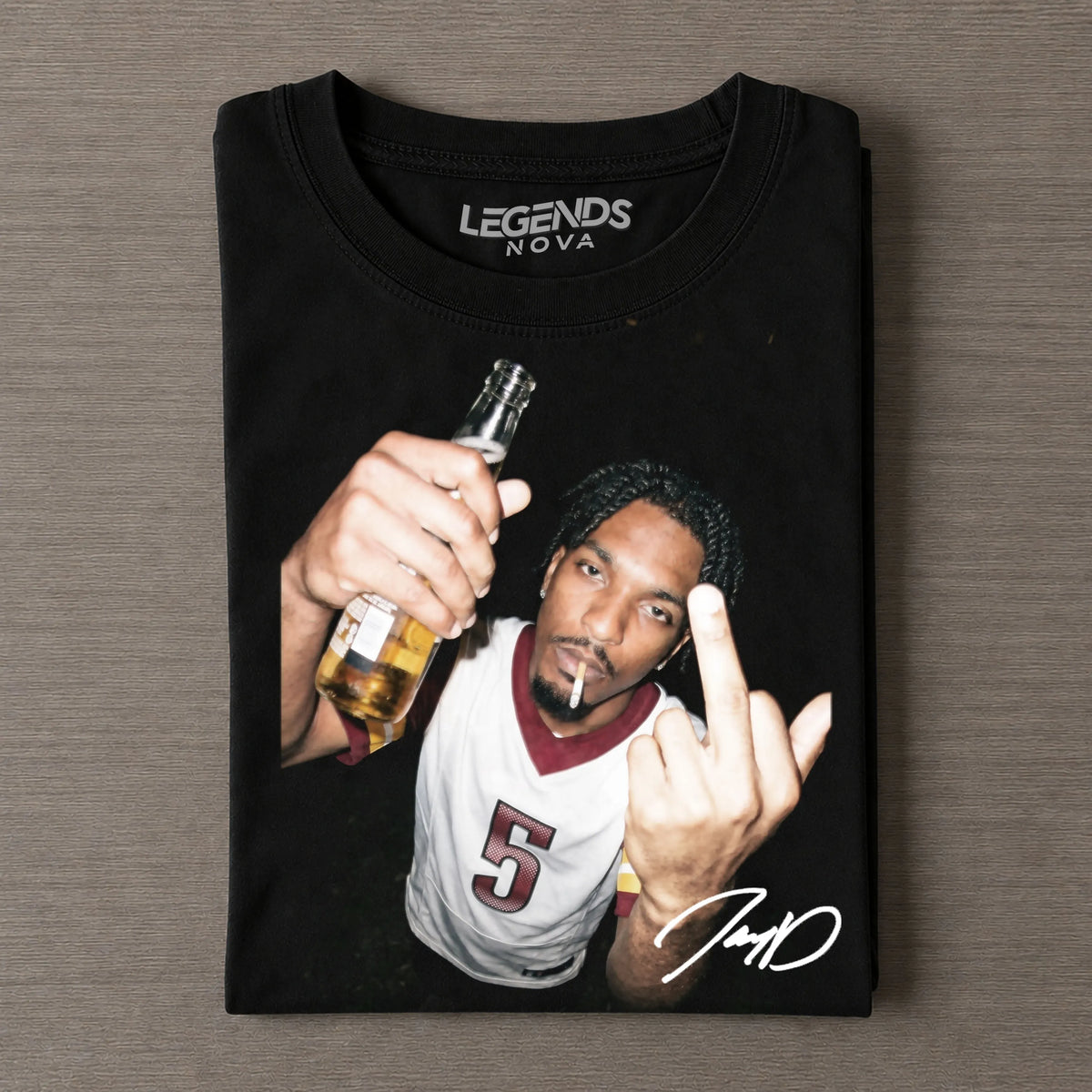 JD5 Commanders Football Tee