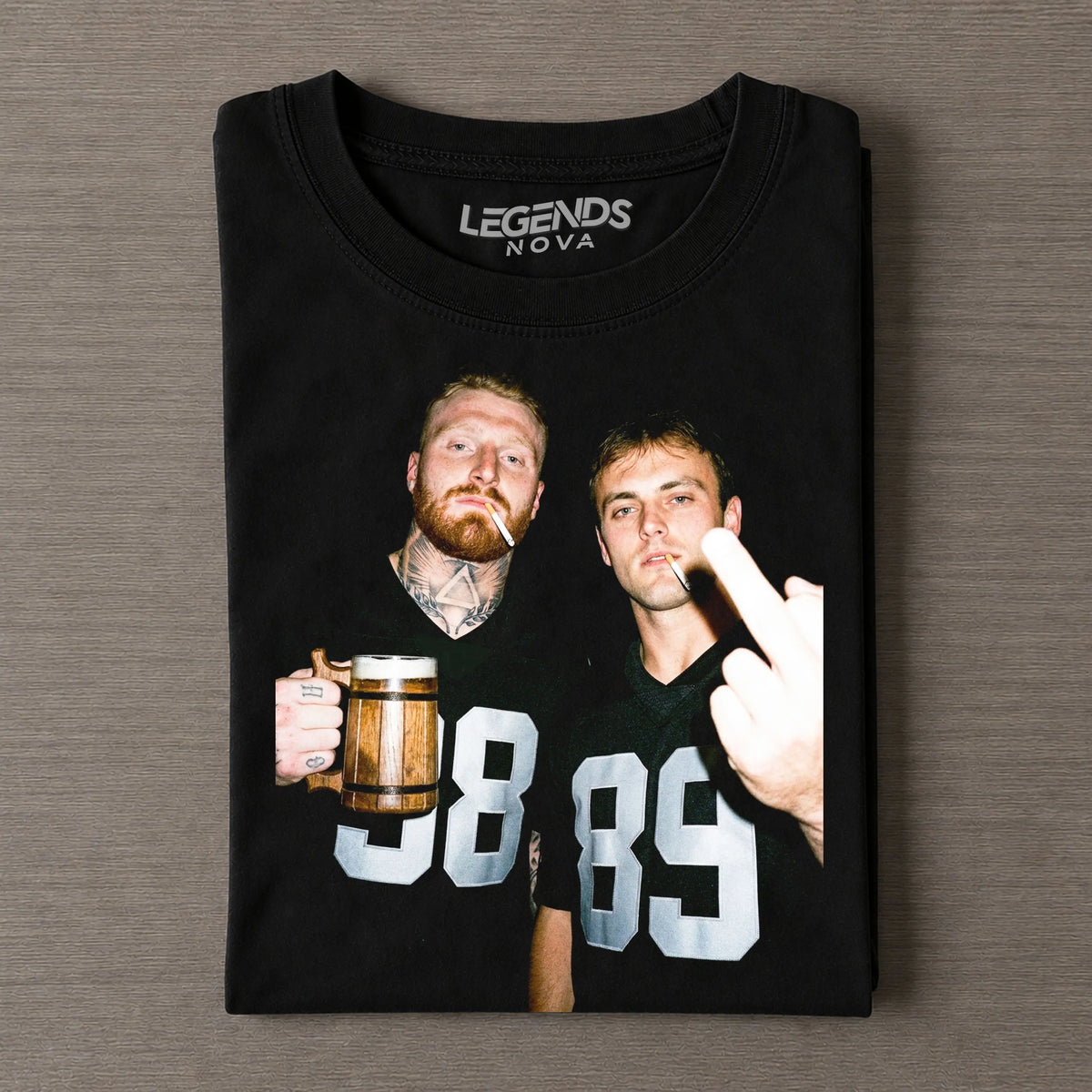 MC98 & BB89 Raiders Football Tee