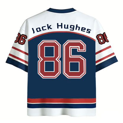 Jack Hughes Champion USA Mesh Jersey