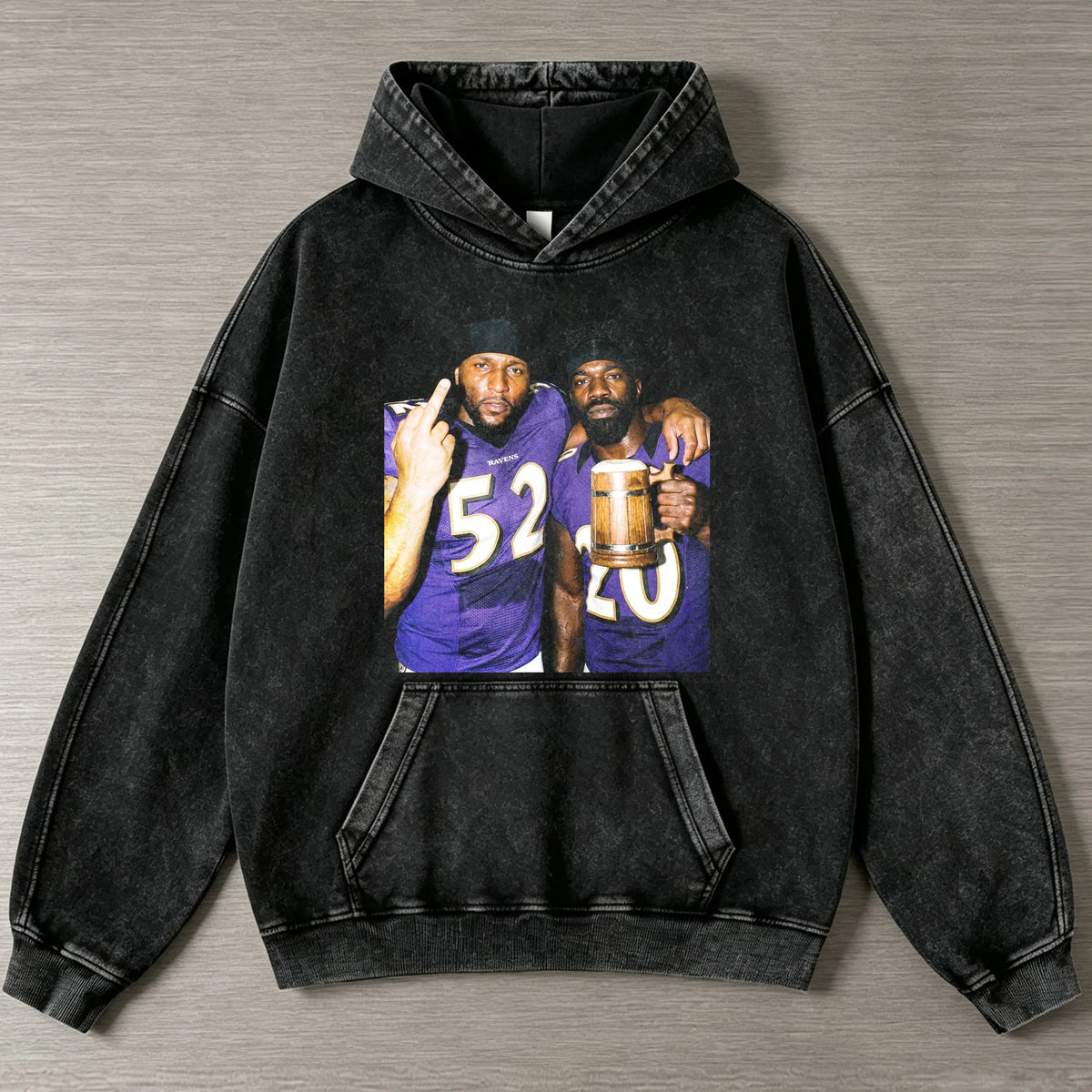 RL52 & ER20 Ravens Football Tee/LS/Hoodie