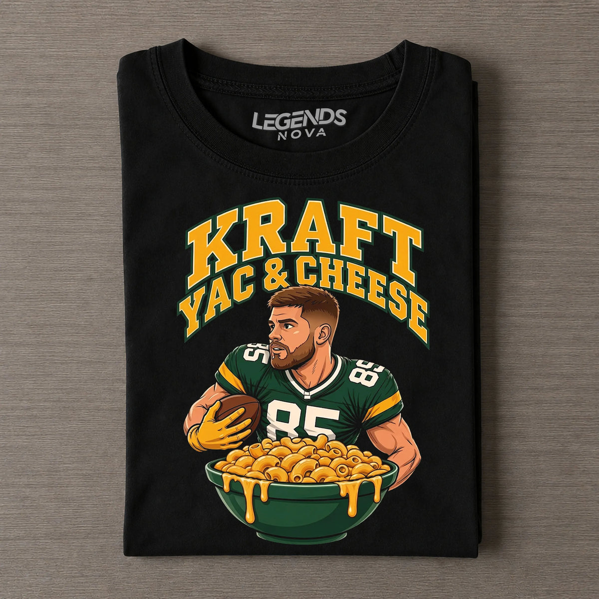 TK85 and Cheese Packers Football Tee