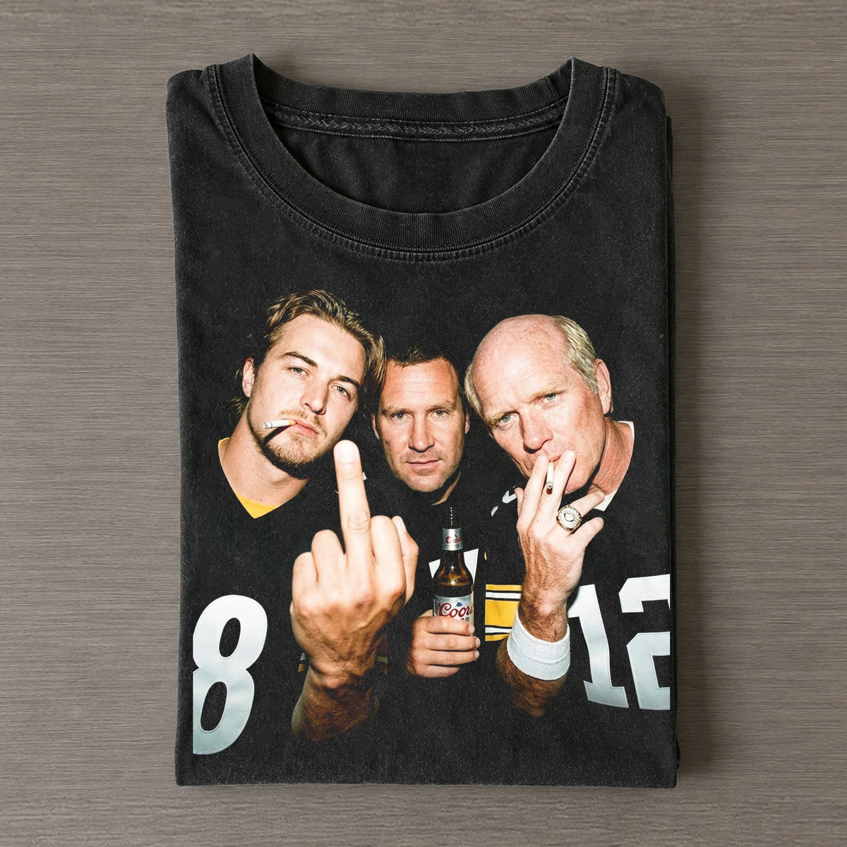 TB12 & BR7 & KP8 Steelers Football T-shirt
