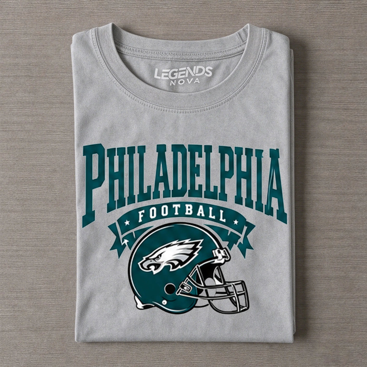 Philadelphia Retro Football Helmet Vintage Graphic Tee