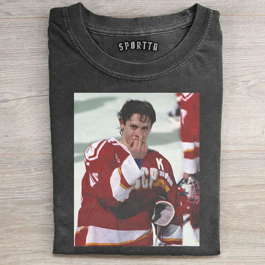 Pavel Bure 90s Vintage Hockey T-shirt