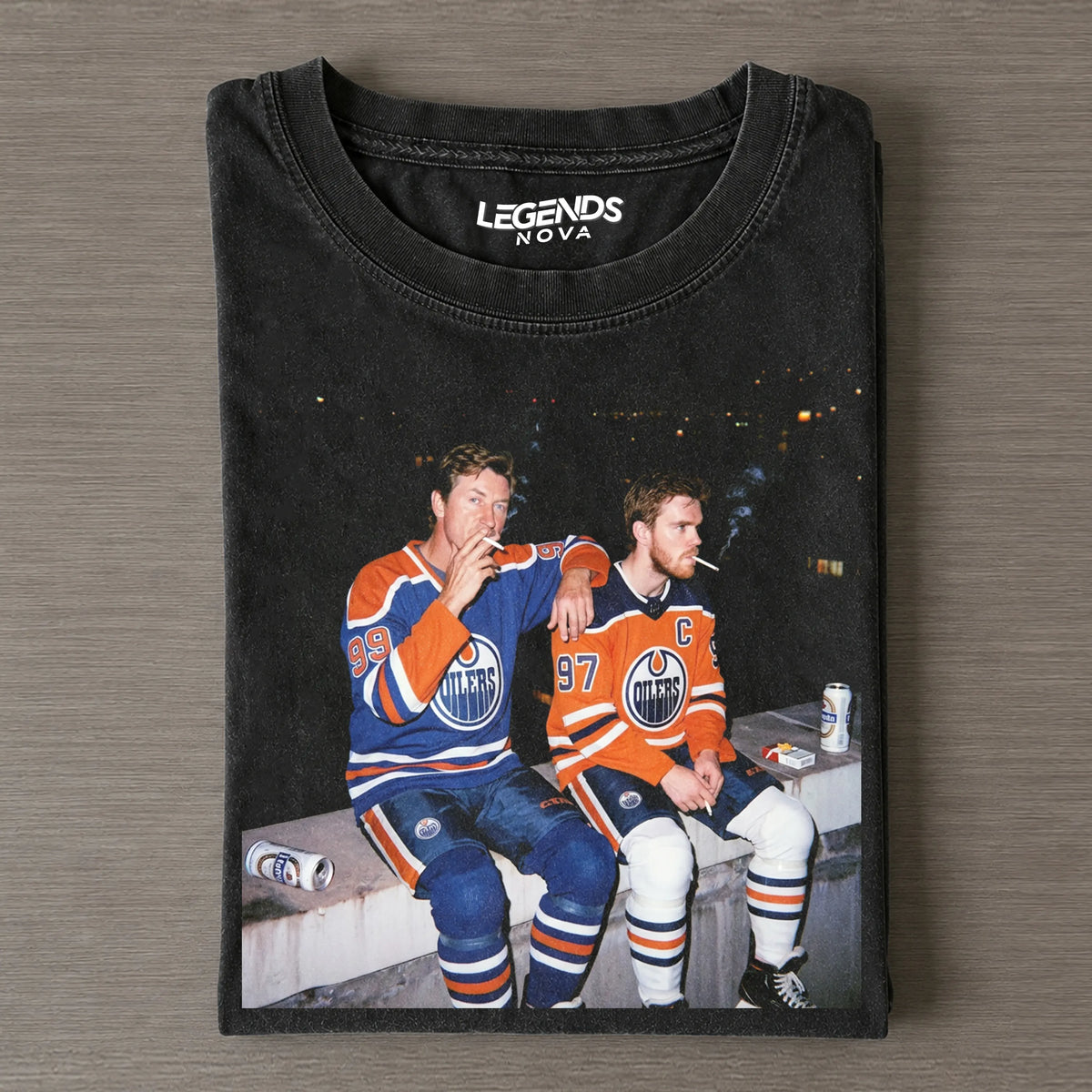 WG & CM Oilers Hockey Tee