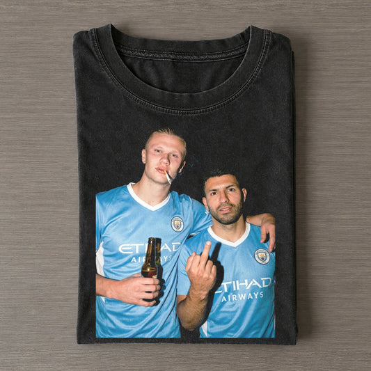 Haaland & Agüero MCI Soccer T-shirt