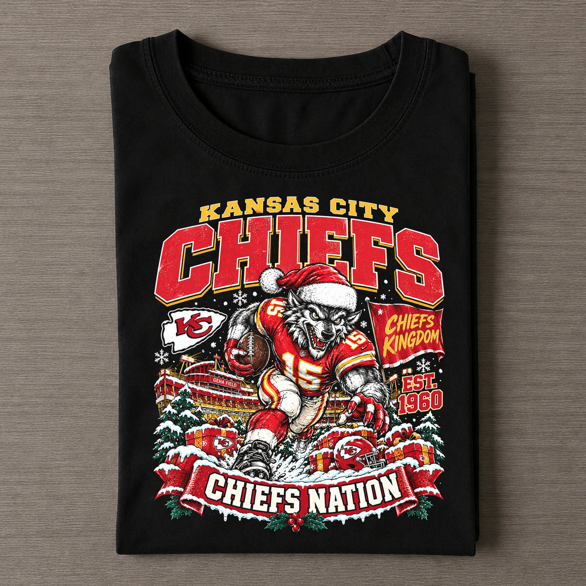 Kansas City Chiefs Christmas Tee