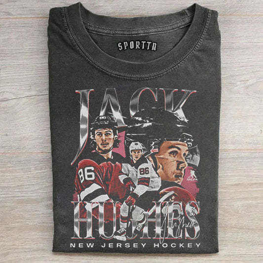 Jack Hughes Champion USA Tee