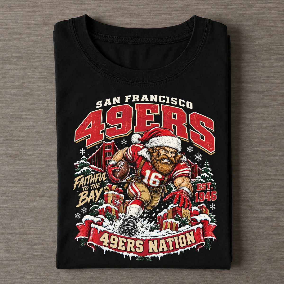 San Francisco 49ers Christmas Tee
