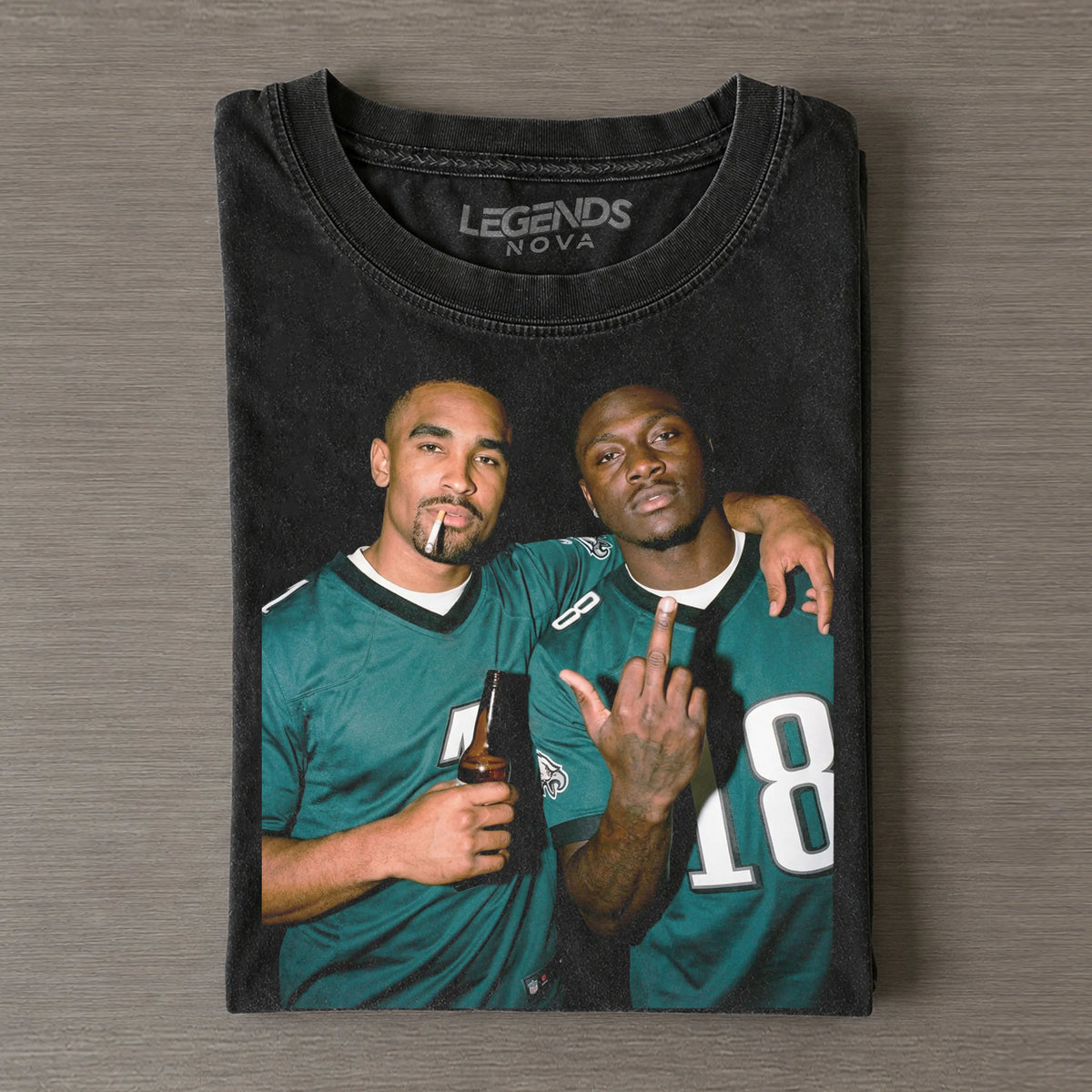JH1 & A.J. Brown18 Football T-shirt
