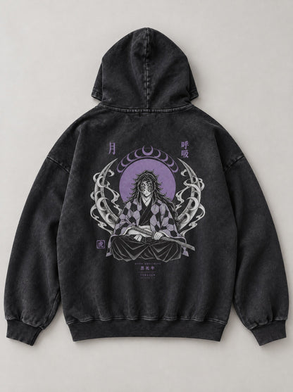 D-SLYR ? Moon Breathing Vintage Hoodie