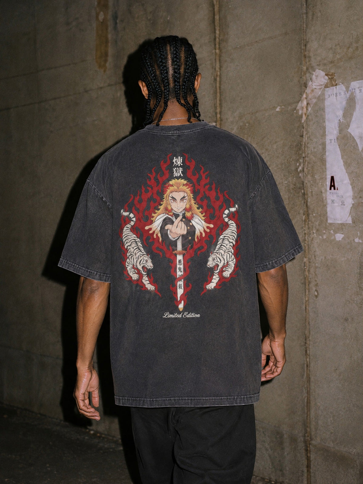 D-SLYR ? Rengoku Flame Vintage Tee