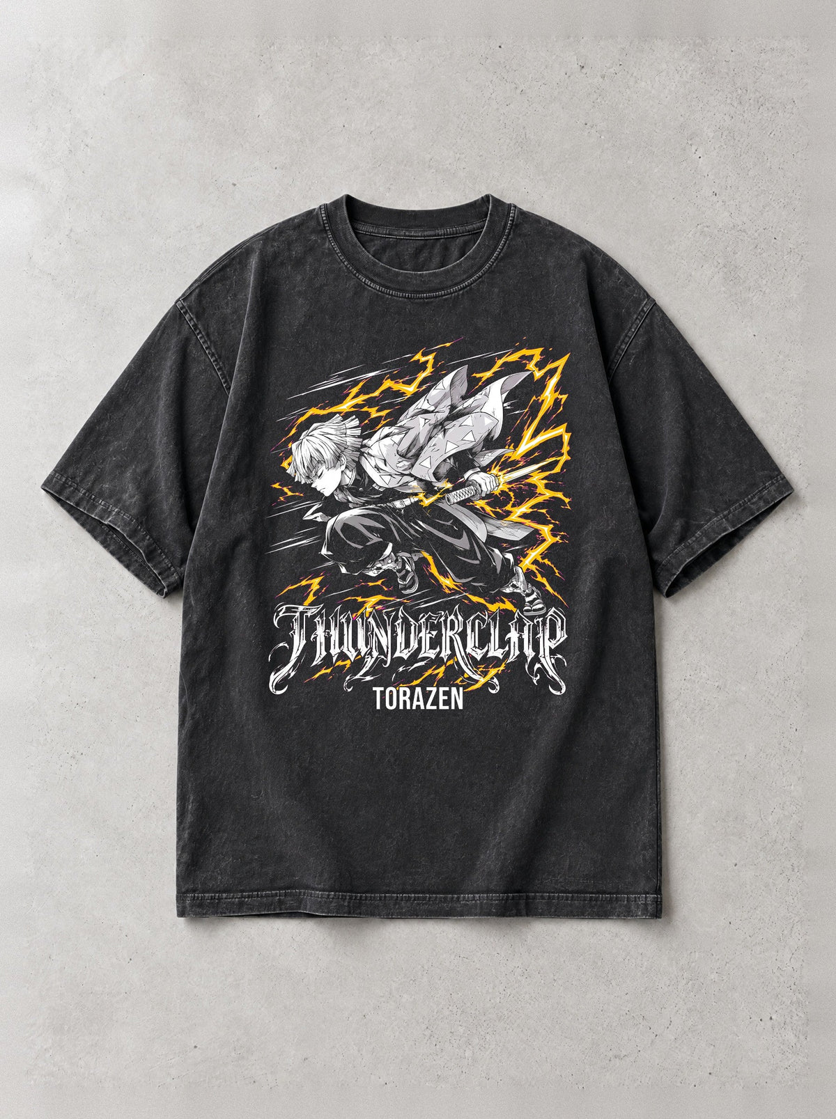 D-SLYR ? Thunderclap Script Vintage Tee