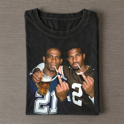 SS2 Browns & DS21 Cowboys Football T-shirt
